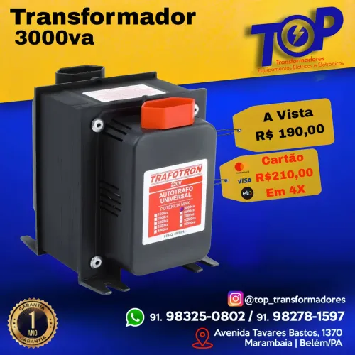 Transformador 3000 va (Para Ar Condicionado)