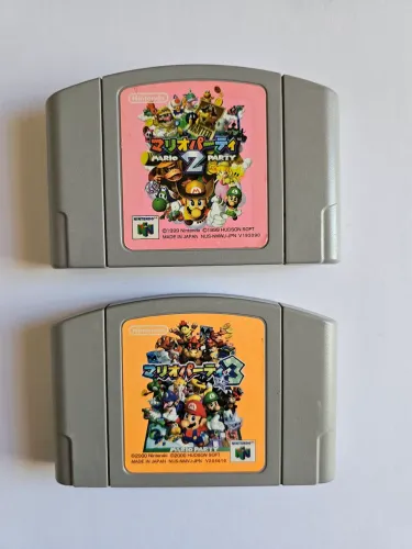 Mario Party 2 e 3 - Nintendo 64 original japonês 