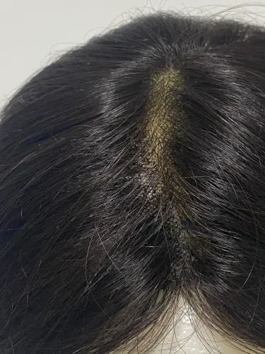 prótese capilar micro pele cabelo indiano novo com corte