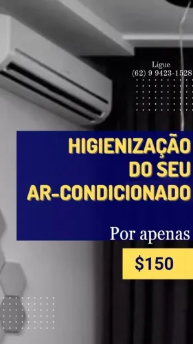 Higienização ar condicionado