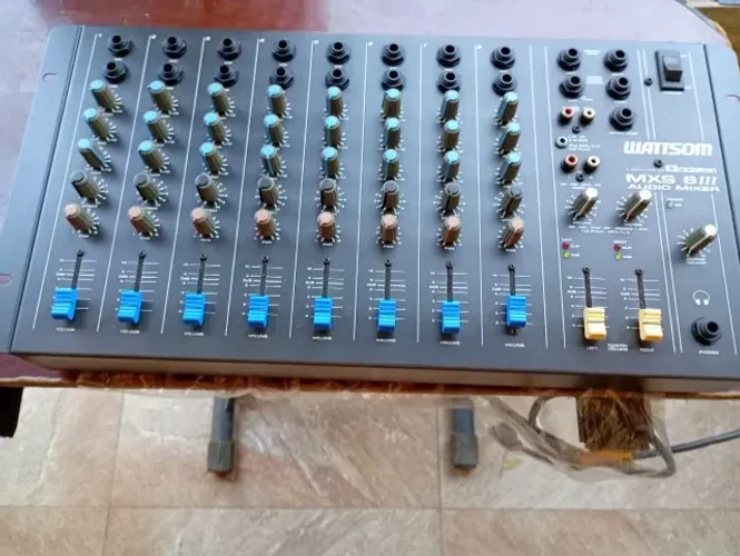 Mesa de som 8 canais wattsom MXS8lll 