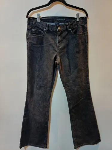 Calça Calvin Klein flare preta feminina , tam.40.