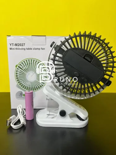 Mini Ventilador de Mesa com Clip - Compacto e Eficiente