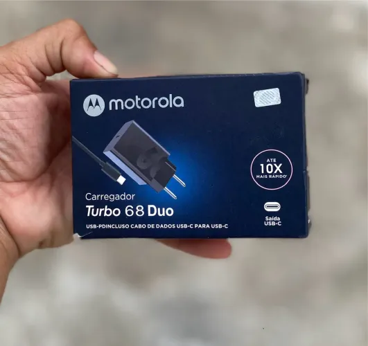 Carregador motorola turbo 68w - Entrega grátis