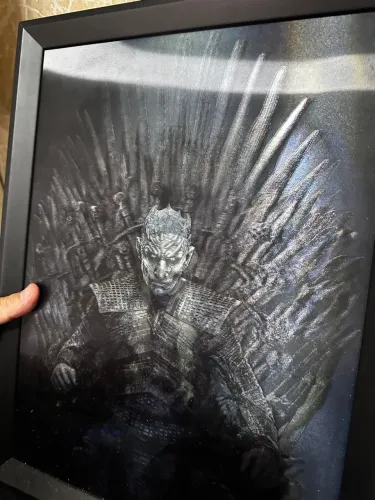 Quadro Game of Thrones 3d com 3 imagens