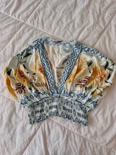 Cropped estampado - Farm
