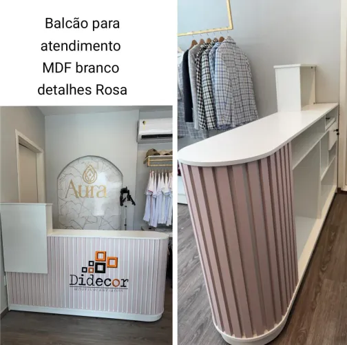 Balcão para atendimento