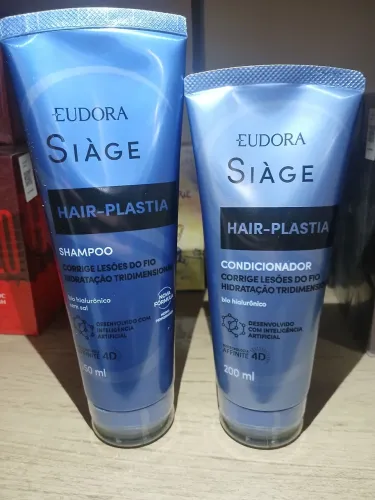 Combo Siàge Hair Plastia Shampoo + Condicionador ? Guistor Cosméticos 