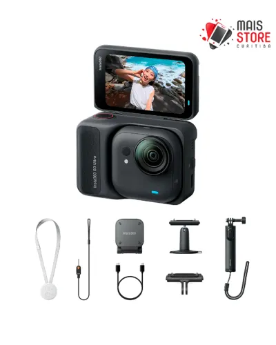  Câmera de Ação Insta360 GO Ultra Creator Bundle (Novo/Lacrado)