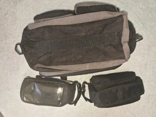 kit 3 Bolsas Para Bagageiro Alforge 18 Lts Para Bike