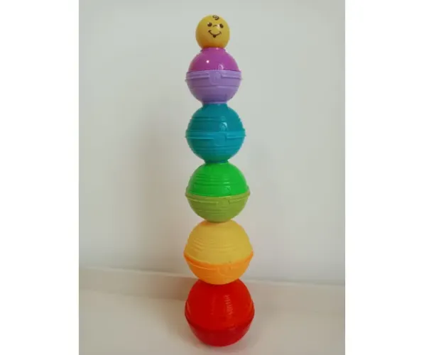Brinquedo didático potinhos fisher-price 6 meses