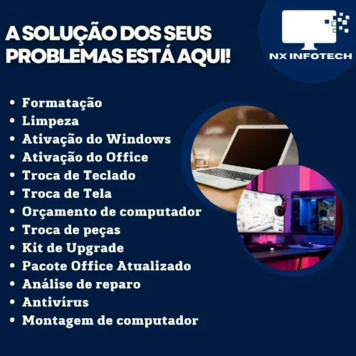 Assisténcia Técnica computadores e notebooks