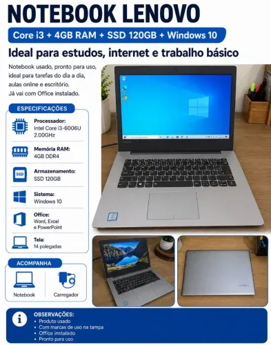 Notebook Lenovo