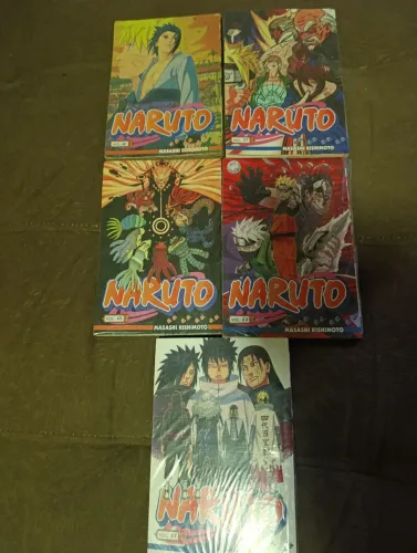 Naruto mangá lote (5 volumes)