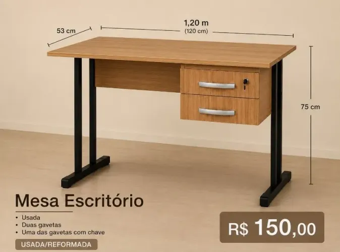 Mesa de Escritório Perfeita 