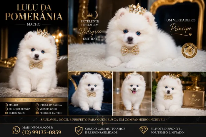 Lulu da Pomerania otima linhagem