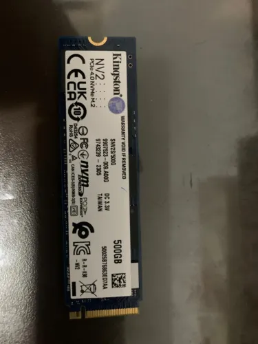 SSD 500GB Kingston NV2 - M.2 2280 PCIe - NVMe - SNV2S/500G
