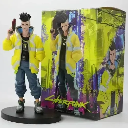 Figure David Martinez Cyberpunk 18cm com Caixa | Colecionável Anime