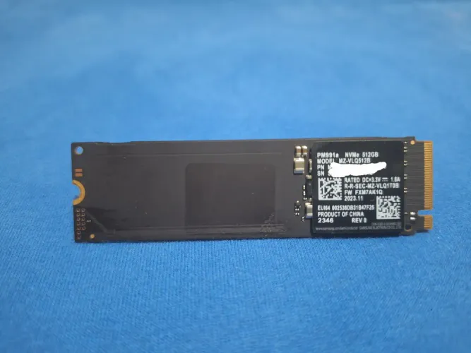 Vendo SSD NVME SAMSUNG 512 GB