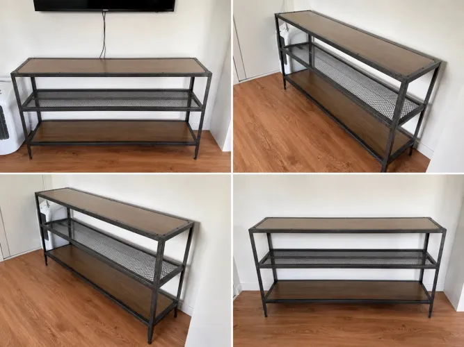 Aparador Tok&Stok Oficina 1,35 m - Metal e Madeira - R$ 900