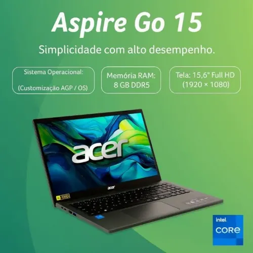Acer Aspire Go 15 I5 13Th 512GB Nf+Garantia