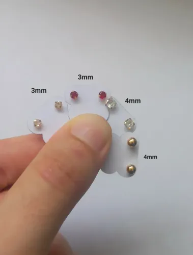 Brincos novos de OURO 18K