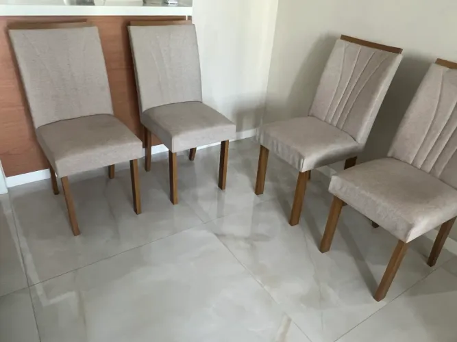 4 cadeiras mesa de jantar