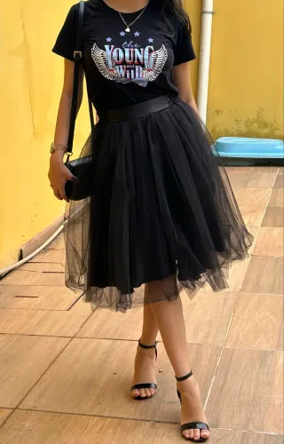 Saia de tule