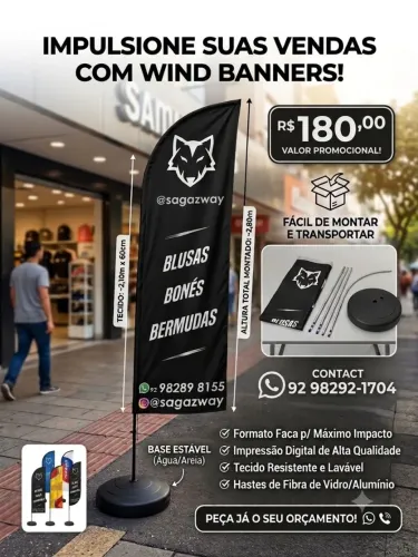 Wind Banner (fly banner) Kit