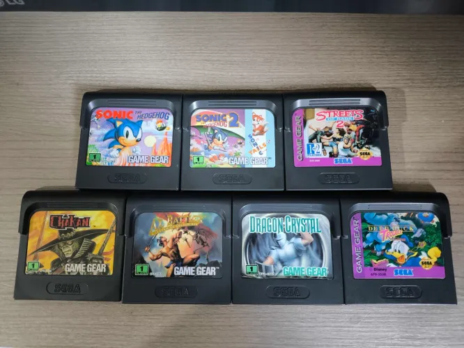Lote Sega Game Gear - 7 jogos originais