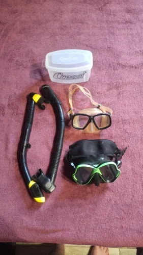 Máscara de mergulho Mare XVISION + Aqua Lung