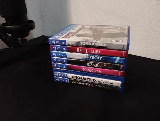 LOTE DE JOGOS PARA PS4 | Uncharted | Detroit | God of War | Days Gone | Until Dawn