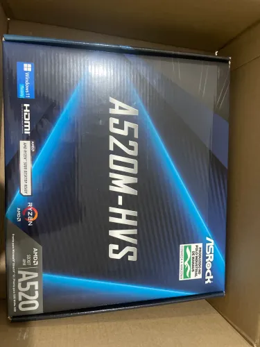 Placa mãe A520M-HVS AM4 ASROCK