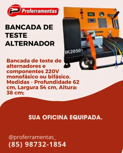 Bancada de teste de alternador
