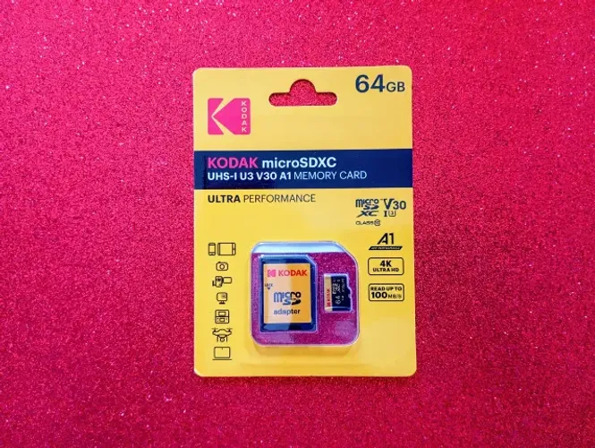 Cartão de memória 64G Micro SD com adaptador SD