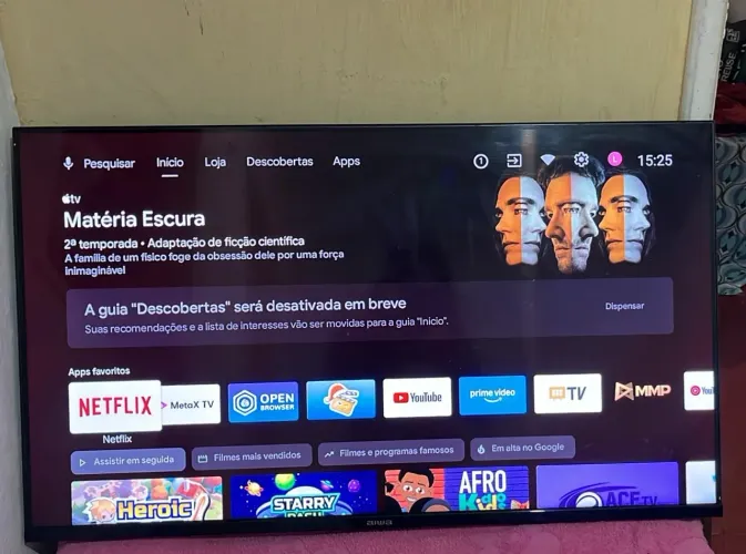 TV nova 43 polegadas