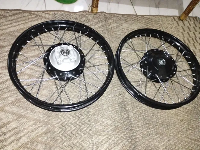 Aro febreck preto brilhante/cg Titan/fan/150 2004 em diante start 160 /Allen 4 mm,aro aço