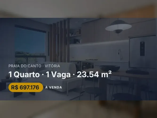 Studio na Praia do Canto | Perfeito para Airbnb e locação