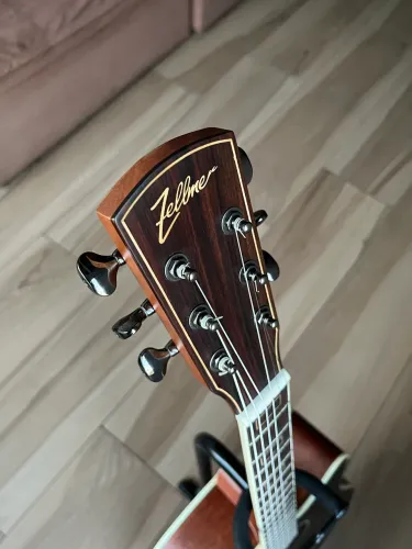 Violão Zellmer Heritage Greyburst. Cordas NOVAS. Estado de Novo. Aceito CARTÃO