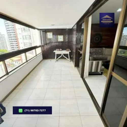 APARTAMENTO 4 QUARTOS - 3 SUÍTES, VARANDA, DEPENDÊNCIA - 156M² - PITUBA
