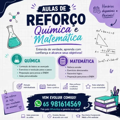 Aulas de reforço