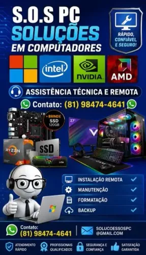 S.O.S PC SOLUÇÕES EM COMPUTADORES