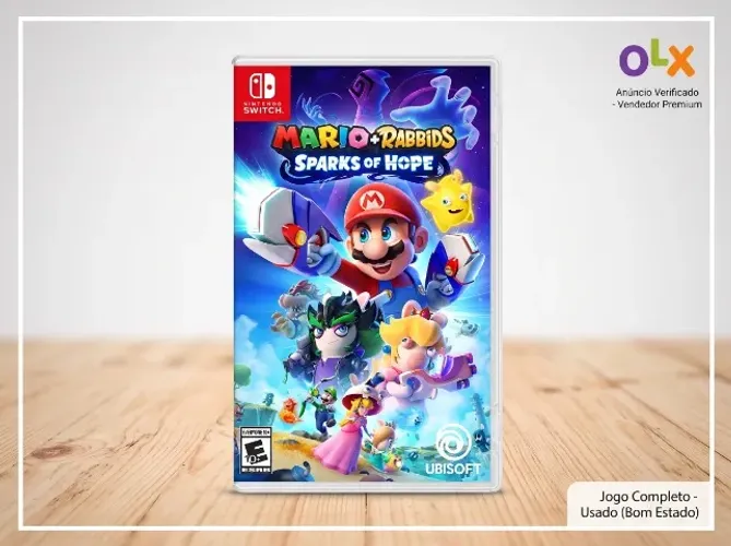 Mario + Rabbids Sparks of Hope Nintendo Switch - Mídia Física Impecável