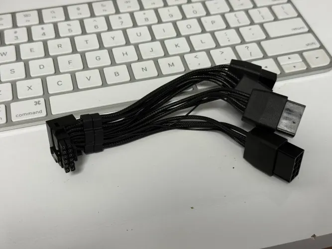 Cabo 12vhpwr pcie x4 600w para 5090 5080 5070