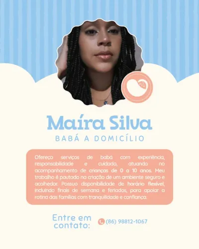 Anúncio de babá