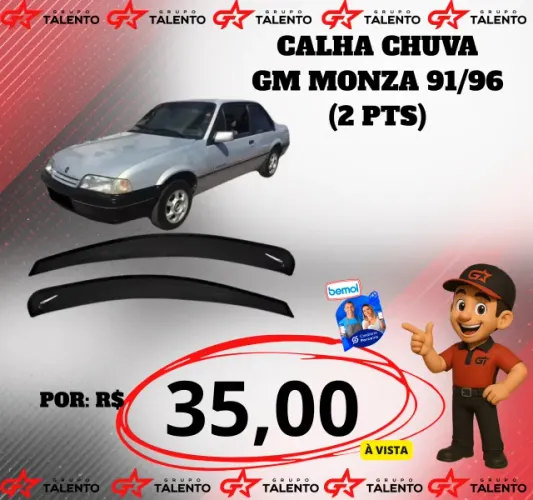 CALHA CHUVA MONZA(2PORTAS)