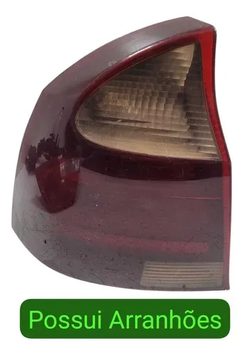 Lanterna Traseira Esquerda Corsa Sedan 2005/2012 Esquerdo/motorista Vermelho