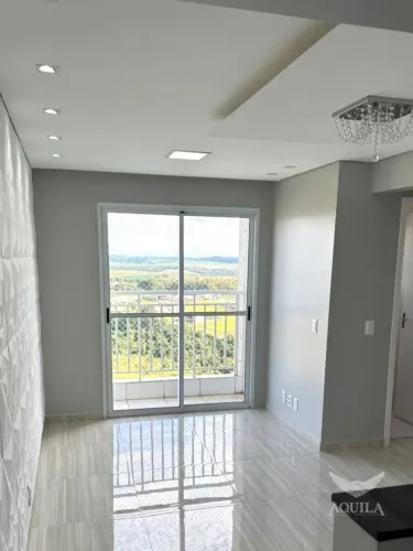 APARTAMENTO 47M² - 2 DORMITÓRIOS - VARANDA - BANHEIRO SOCIAL - 2 VAGAS COBERTAS - RESIDENC