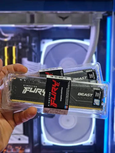 Memória RAM DDR4 2x16GB Fury Beast 3200mhz lacradas 32GB