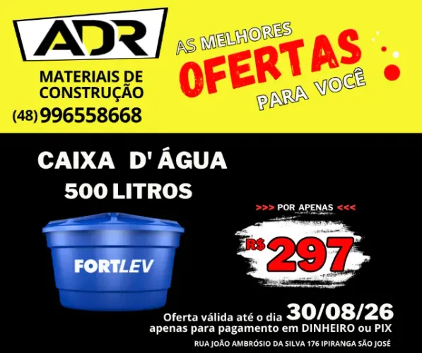 Caixa D' Agua Fortelev 500 Litros